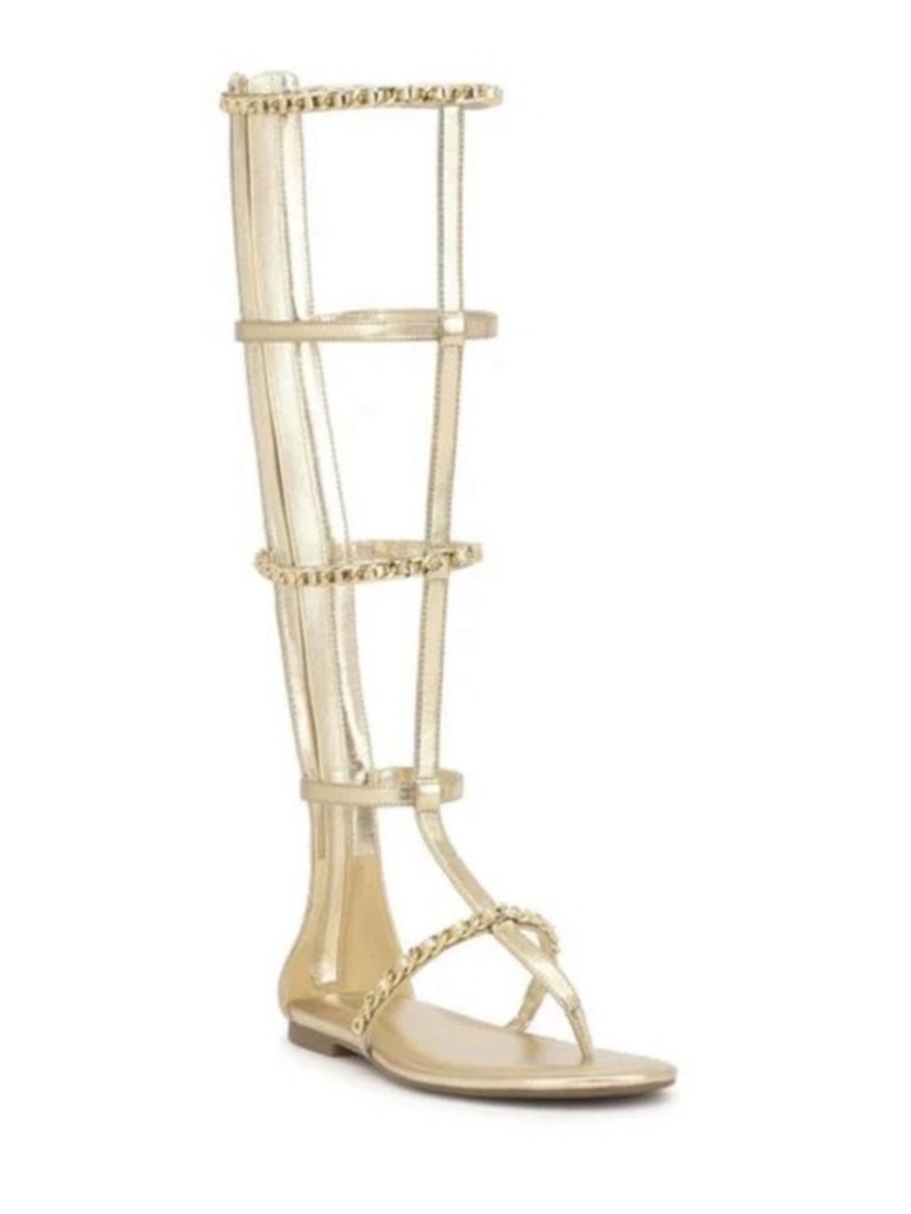 ♥️♥️ I.N.C. International Concepts Harini High Rise Gladiator Sandals Light Gold